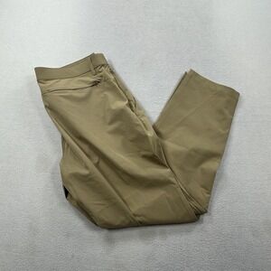 Fabletics Pants Mens 32 Beige The Only Performance Stretch Golf Casual Athletic